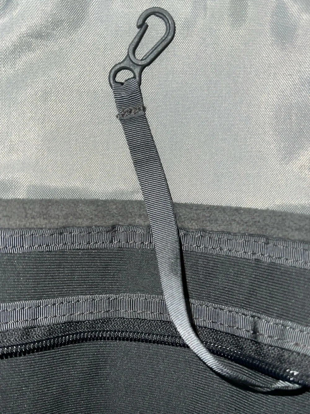 The North Face Black Backpack with Light Gray-Green Accents